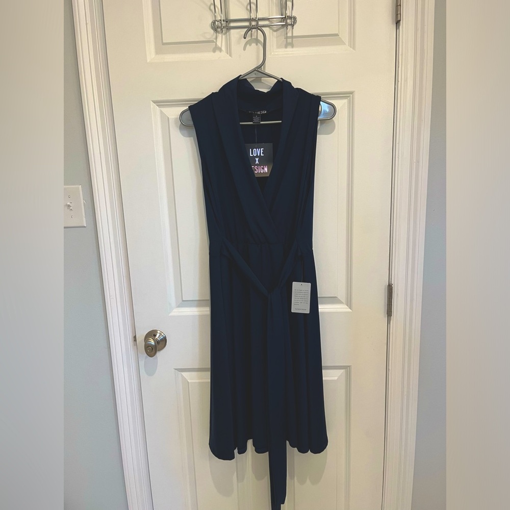 Nordstrom Rack Love By Design Navy Blue Dress